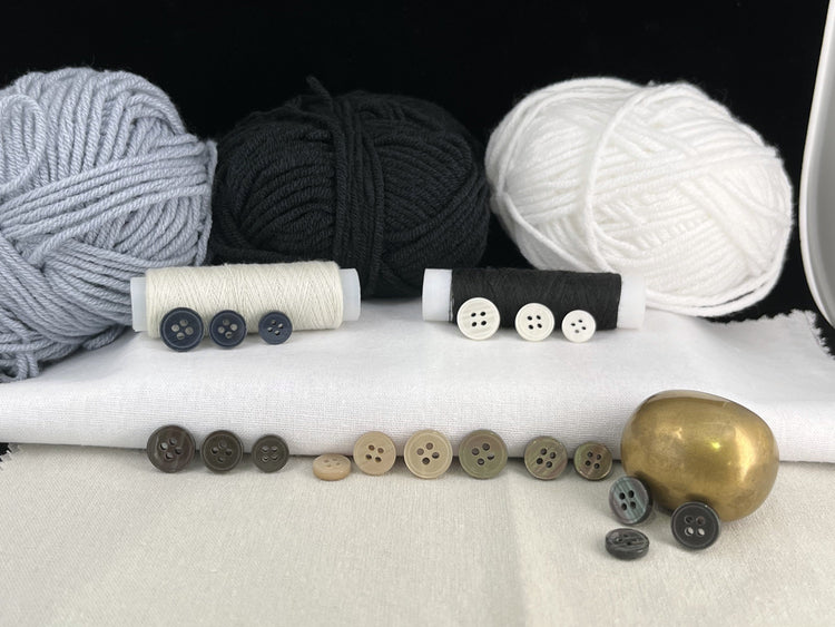 Rimmed Pearl Imitation Buttons, Recycled Plastic with Beautiful Effect, 9mm-11.5mm (14L-18L). 4-Hole Sew On for Shirts, Blouses & Apparel