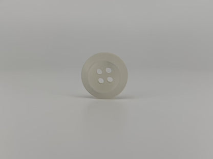 Knöpfe aus Perlmuttimitat, recycelter Kunststoff, 11,5 mm-15 mm (18L-24L), 4-Loch zum Annähen für Hemden, Hosen, Blusen, Kleider & Bastelprojekte