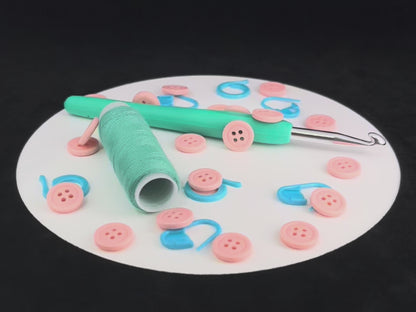 Pastellrosa Knöpfe, recyceltes Plastik, 12,7 mm (20L). 4-Loch-Annähknöpfe für Hemden, Hosen, Blusen, Kleider, Röcke, Bekleidung, Kinderkleidung