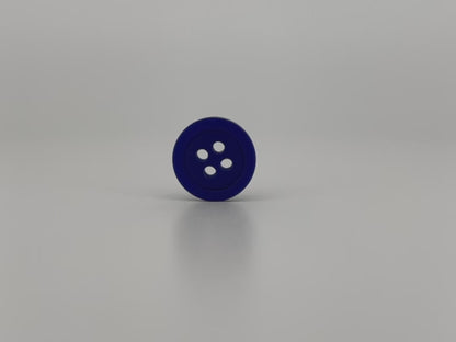 Dunkelblaue Knöpfe, recycelter Kunststoff, 12,7 mm (20L). 4-Loch zum Annähen für Hemden, Hosen, Blusen, Kleider, Röcke, Bekleidung, Kinderkleidung