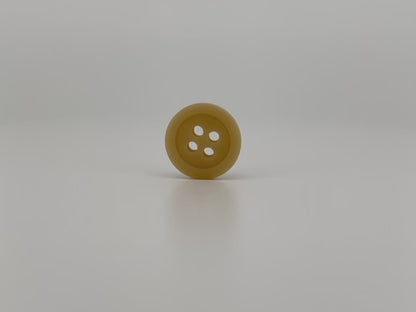 Hochwertige cremefarbene Knöpfe, recycelter Kunststoff, 12,7 mm (20L). 4-Loch-Knöpfe zum Annähen für Hemden, Hosen, Blusen, Kleider, Röcke, Bekleidung, Bastelarbeiten