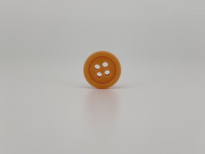 Premium Aprikosenknöpfe, recycelter Kunststoff, 12,7 mm (20L). 4-Loch zum Annähen für Hemden, Hosen, Blusen, Kleider, Röcke, Bekleidung, Kinderkleidung