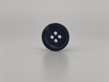 Hornimitat-Harzknöpfe, 18 mm & 25 mm (28L & 40L). 4-Loch zum Annähen für Anzüge, Hosen, Kleider, Mäntel, Jacken & Pullover